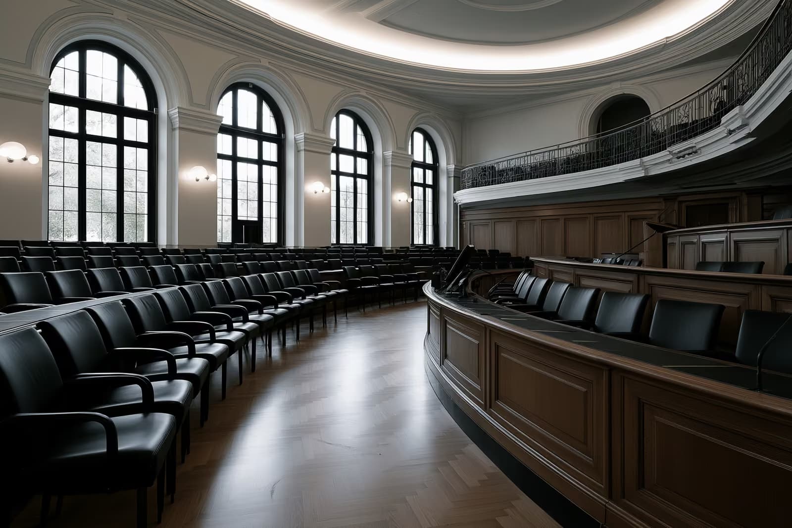 L'esterno del palazzo del Bundesrat a Berlino sotto un limpido cielo estivo.